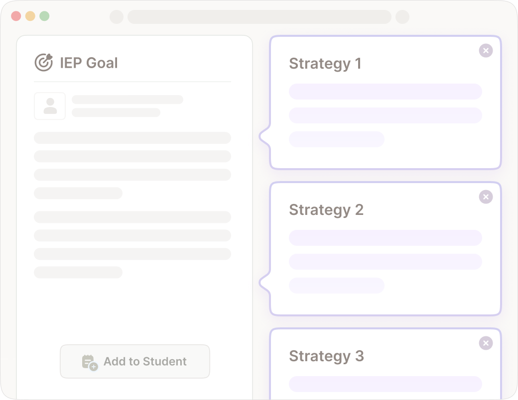 Insights panel highlighting student progress patterns
